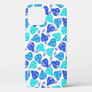 Case-Mate iPhone Case Mignons motifs de poire aqua bleue