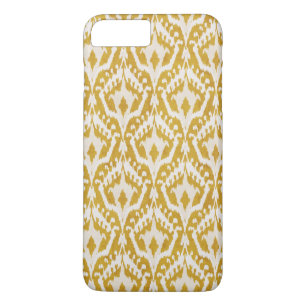 Case-Mate iPhone Case Mignons motifs tribaux ikat en or
