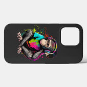 Coques Case-Mate iPhone Mignons Singe Écouter Musique, Musique Singe Obséd (Verso (horizontal))