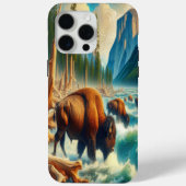 Coques Case-Mate iPhone Migration de bisons majestueux (Verso)