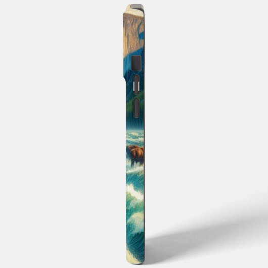 Coques Case-Mate iPhone Migration de bisons majestueux (Verso / Gauche)