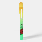 Coques Case-Mate iPhone Mikitiez crâne rose baroque arc-en-ciel (Verso / Gauche)