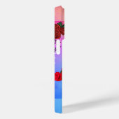 Coques Case-Mate iPhone Mikitiez crâne rose baroque arc-en-ciel (Verso / Droite)