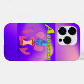 Coques Case-Mate iPhone Mikitiez crâne rouge toxique pomme vegan été (Verso (horizontal))