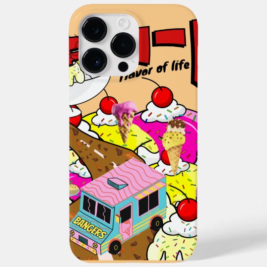 Coques Case-Mate iPhone Mikitiez rockyroad icecream manga été banger (Verso)