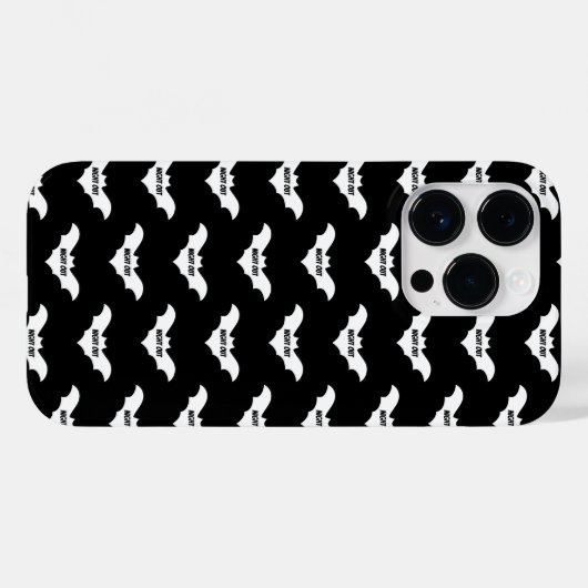 Coques Case-Mate iPhone Mikitiez super ghouls chauve-souris vacances nuit (Verso (horizontal))