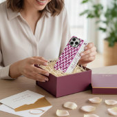 Coques Case-Mate iPhone Milieu de siècle Arcs Géométriques Rose & Prune Pe