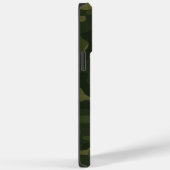 Coques Case-Mate iPhone Militaire Camo Motif Vert avec nom (Verso / Droite)