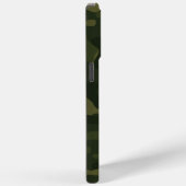 Coques Case-Mate iPhone Militaire Camo Motif Vert avec nom (Verso / Droite)