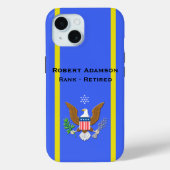 Coques Case-Mate iPhone Military Air Force Defense emblem personalize (Verso)