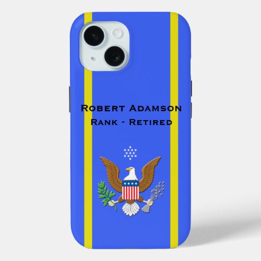 Coques Case-Mate iPhone Military Air Force Defense emblem personalize (Verso)