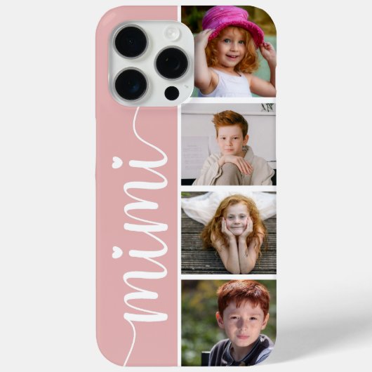 Coques Case-Mate iPhone Mimi 4 Photo (Verso)