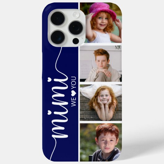 Coques Case-Mate iPhone Mimi 4 Photo (Verso)