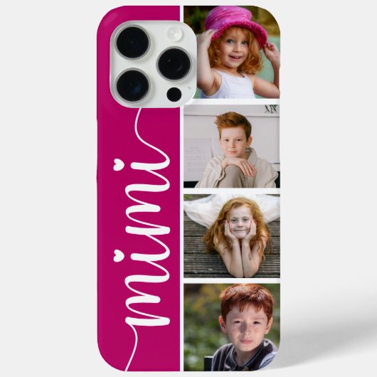Coques Case-Mate iPhone Mimi 4 Photo (Verso)