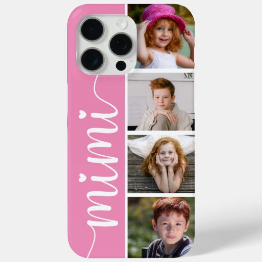 Coques Case-Mate iPhone Mimi 4 Photo (Verso)