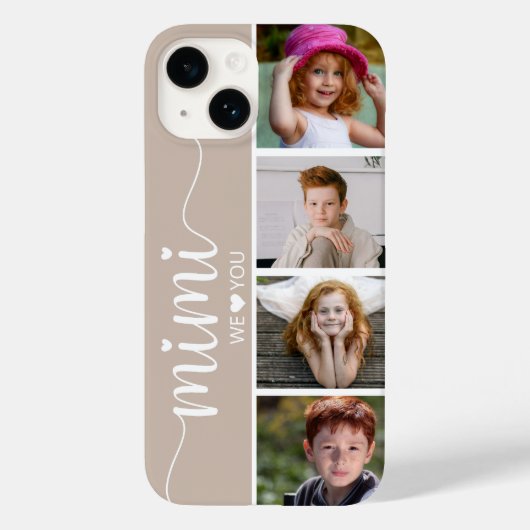 Coques Case-Mate iPhone Mimi 4 Photo (Verso)