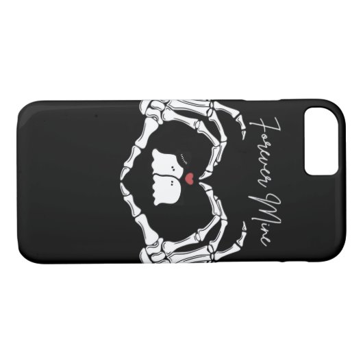 Coques Case-Mate iPhone Mine, Valentines Classic - Squelette Mains Entendr (Dos (Horizontal))