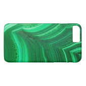 Coques Case-Mate iPhone Minéral de Malachite vert brillant (Dos (Horizontal))
