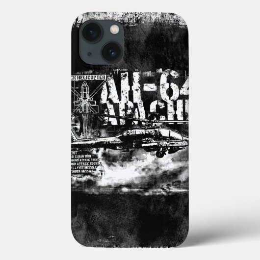 Coques Case-Mate iPhone Mini boîtier Apache iPad AH-64 (Verso)
