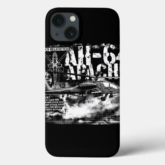 Coques Case-Mate iPhone Mini boîtier Apache iPad AH-64 (Verso)