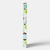 Coques Case-Mate iPhone Mini boîtier iPad | Cercles | Aqua Green Brown (Verso / Droite)