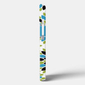 Coques Case-Mate iPhone Mini boîtier iPad | Floral | Bleu, Vert, Blanc (Verso / Gauche)