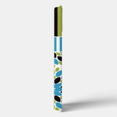 Coques Case-Mate iPhone Mini boîtier iPad | Floral, Rayures | Bleu, Vert (Verso / Droite)