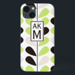 Etui iPhone Case-Mate Mini boîtier iPad Mint & Black Floral Pattern<br><div class="desc">Coque ipad personnalisable à motifs floraux menthe,  noir et beige. D'autres couleurs et articles similaires sont disponibles dans mon magasin.</div>