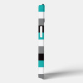 Coques Case-Mate iPhone Mini boîtier iPad | Tracées | Turquoise, noir, gri (Verso / Droite)