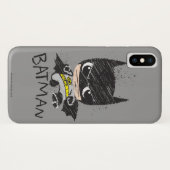 Coques Case-Mate iPhone Mini classique Batman Sketch (Dos (Horizontal))
