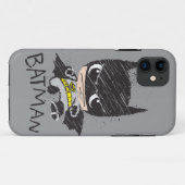 Coques Case-Mate iPhone Mini classique Batman Sketch (Dos (Horizontal))
