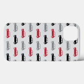 Coques Case-Mate iPhone Mini Coopers on the Go - Rouge & Noir (Verso (horizontal))
