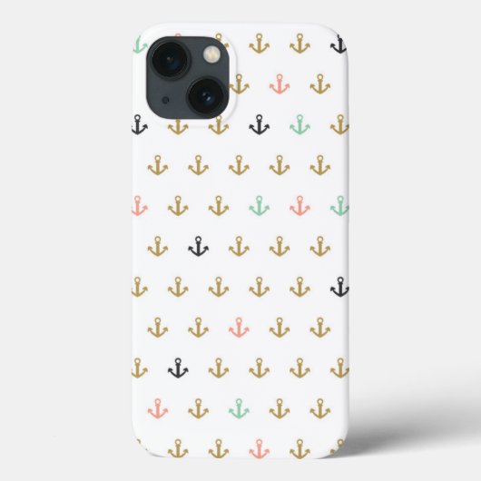 Coques Case-Mate iPhone Mini Motif Ancre (Verso)