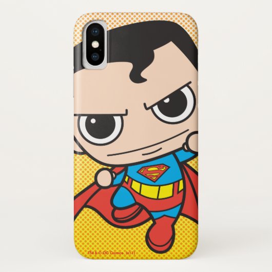Coques Case-Mate iPhone Mini Superman volant (Dos)