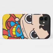 Coques Case-Mate iPhone Mini Superman volant (Dos (Horizontal))