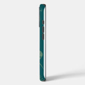 Coques Case-Mate iPhone Minimal Botanical Pastel Green Custom Name Phone (Verso / Gauche)