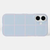 Coques Case-Mate iPhone Minimal Color Grid Check Pattern (Verso (horizontal))