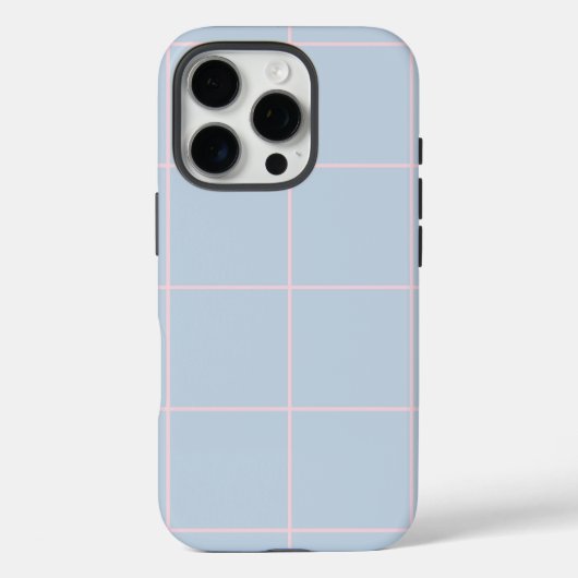 Coques Case-Mate iPhone Minimal Color Grid Check Pattern (Verso)