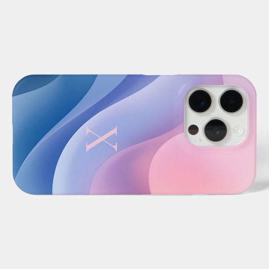 Coques Case-Mate iPhone Minimal Letter X Phone Case – Modern Monogram Desi (Verso (horizontal))