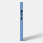 Coques Case-Mate iPhone Minimal Monogramme Bleu (Verso / Gauche)