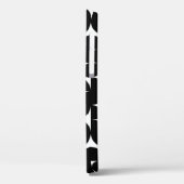 Coques Case-Mate iPhone minimalisme moderne noir et blanc motif (Verso / Gauche)