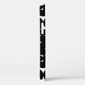 Coques Case-Mate iPhone minimalisme moderne noir et blanc motif (Verso / Droite)