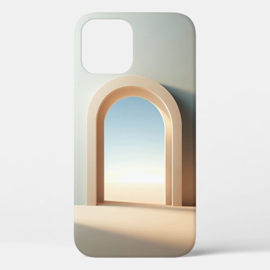 Coques Case-Mate iPhone Minimalist Architectural Arch - Modern Aesthetic B (Verso)