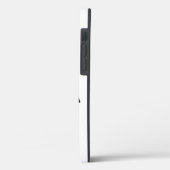 COQUES Case-Mate iPhone MINIMALIST BLACK THREE LETTER MONOGRAM NAME WHITE (Verso / Gauche)