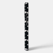 Coques Case-Mate iPhone Minimalist black & white daisy pattern (Verso / Gauche)