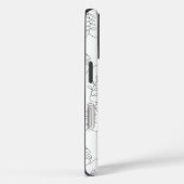 Coques Case-Mate iPhone Minimalist Botanical Line Art Leaves Case (Verso / Droite)