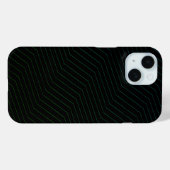 Coques Case-Mate iPhone Minimalist Emerald & Teal Zig-Zag Modern Geometric (Verso (horizontal))