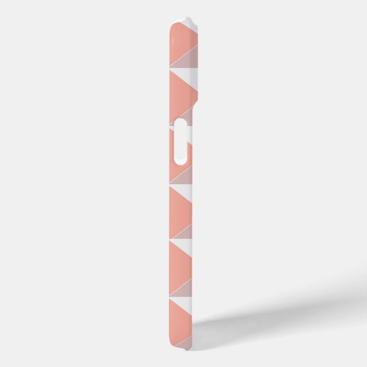 Coques Case-Mate iPhone Minimalist Peach Geometric Pattern (Verso / Droite)