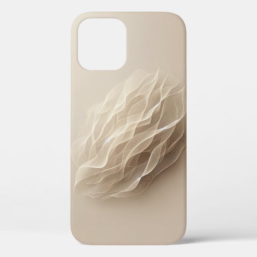 Coques Case-Mate iPhone Minimalist Silk Wave Abstract Phone Case Ethereal (Verso)