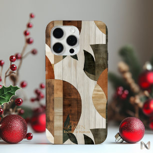 Coque iPhone 15 Pro Max Minimaliste Abstrait Terre inspirée par la nature
